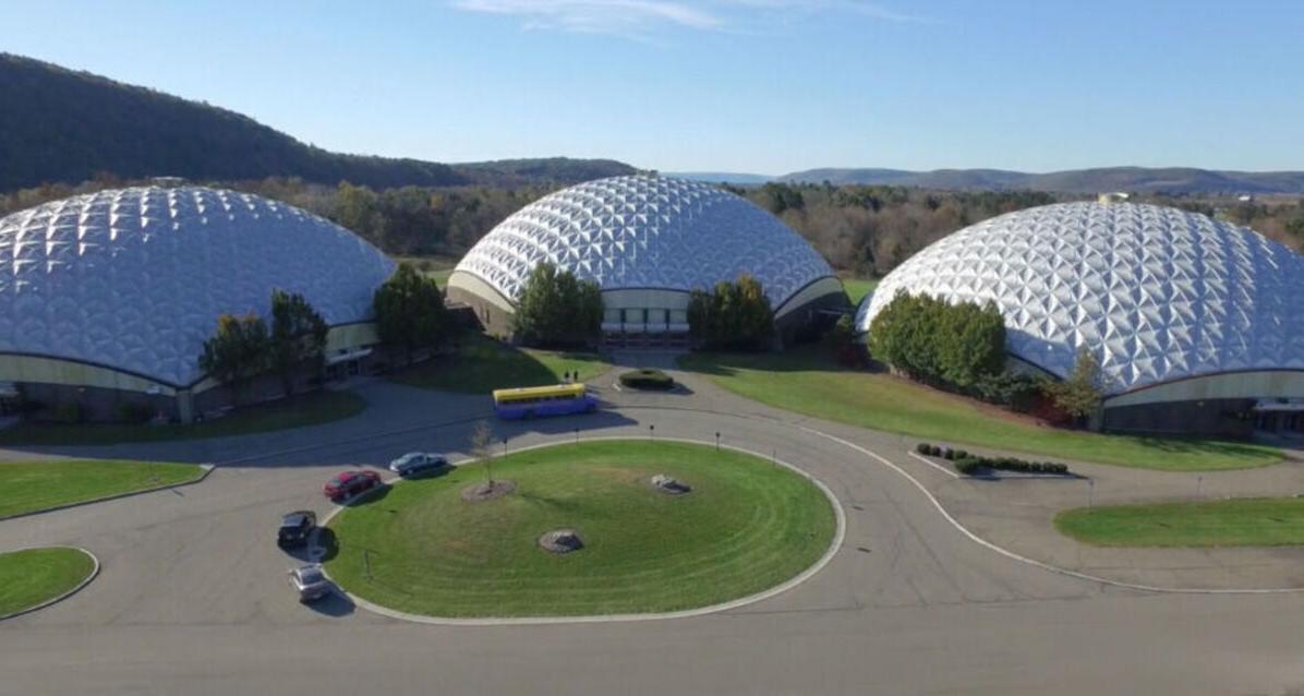 The three domes of the Murray Athletic Center